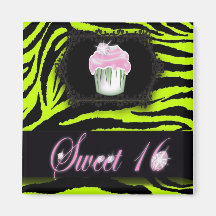 het leuke Groene Cupcake Snoepje van het Limoen 16 Koelkast Magneetje