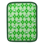 Het leuke Kleurrijke Sleeve Argyle van het Patroon iPad Beschermhoezen