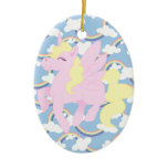 Het leuke Patroon van de Regenboog met Roze Eenhoo ornamenten