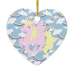 Het leuke Patroon van de Regenboog met Roze Eenhoo ornamenten