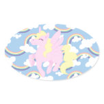 Het leuke Patroon van de Regenboog stickers