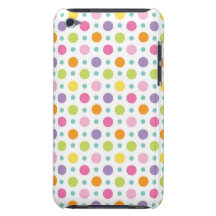 het leuke patroon van de stippenpastelkleur iPod Case-Mate hoesjes