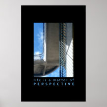 Het leven is een kwestie van Perspectief Print