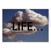 Het LEVEN… Wenskaart