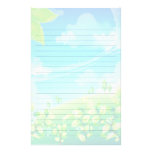het licht van het huwelijksduiven van de de zomers gpersonaliseerd briefpapier