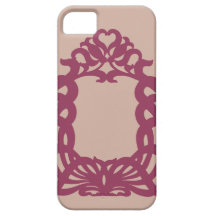 Het Lijst van Swirly van de Jugendstil iPhone 5 Cover
