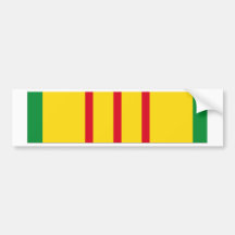 Het Lint van de Dienst van Vietnam Bumpersticker