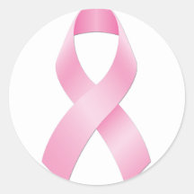Het Lint van Kanker van de borst Stickers