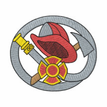 Het Logo van de brandweerman Geborduurd Polo Shirt