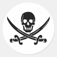 Het Logo van de piraat Sticker