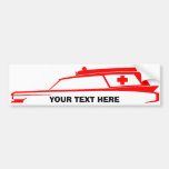 Het Logo van de ZIEKENWAGEN Bumpersticker