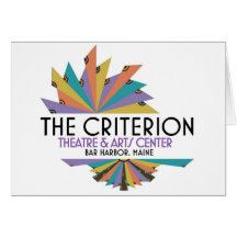 Het Logo van het Theater van het criterium Wenskaarten