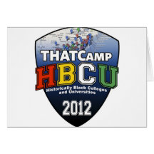 Het Logo van THATCamp HBCU Wenskaart