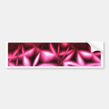 Het Magenta van de Anijsplant van de ster Bumperstickers