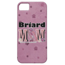 Het MAMMA van Briard iPhone 5 Case-Mate Hoesjes