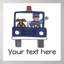 Het man van de politie print