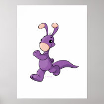 Het marcheren paarse Blumaroo posters