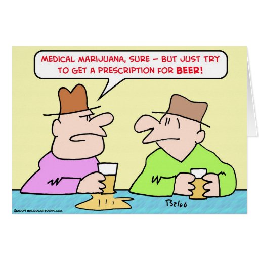 het medische voorschrift van het marijauanabier kaart