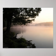 Het Meer van de zonsopgang Poster