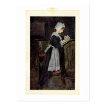 Het Meisje van Christy - Howard Chandler Christy Wenskaarten