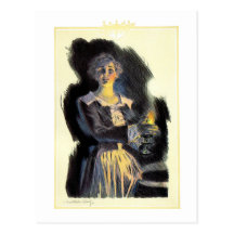 Het Meisje van Christy - Howard Chandler Christy Wenskaarten