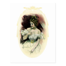 Het Meisje van Christy - Howard Chandler Christy Wenskaart