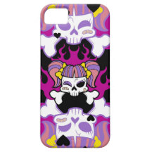 HET MEISJE VAN DE GOTHIC Case-Mate iPhone 5 HOESJES