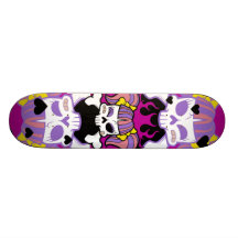HET MEISJE VAN DE GOTHIC SKATEBOARDS