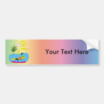 Het Meisje van de Hippie van de jaren '60 van het  Bumperstickers