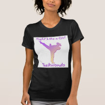 Het Meisje van Taekwondo T Shirts