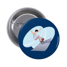 Het met een skateboard rijden buttons