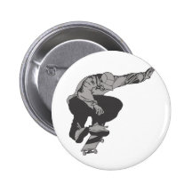 Het met een skateboard rijden speldbuttons