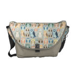 Het modieuze Patroon van de Uil - bijkomende kleur rickshaw messenger bags
