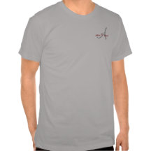 Het monogram van "A", "en zij leefden gelukkig ooi T Shirt