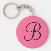 Het monogramsleutelring van "B" Sleutel Hangers