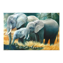 Het mooie Art. van het Canvas van de Familie van d Canvas Print