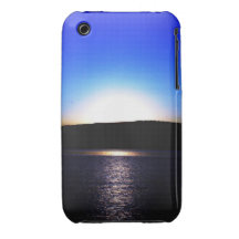 Het mooie blauw van de Zonsondergang Case-Mate iPhone 3 Hoesjes