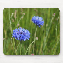 Het mooie Blauwe ontwerp van de de weidebloem van  Muis Matten