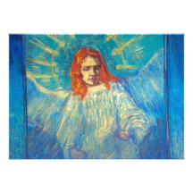 Het mooie de kunst van de Engel glorierijke schild Gepersonaliseerde Uitnodigingen