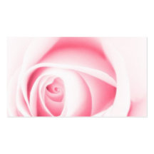 Het mooie zachte roze nam bloem bloemenprofiel toe visitekaart sjablonen