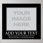 Het Motivatie Poster van Customizeable - Demotivat