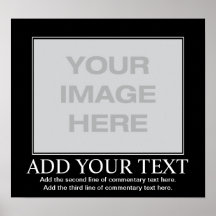 Het Motivatie Poster van Customizeable - Demotivat