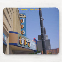 Het Museum van het UFO van Roswell mousepad Muis Matten