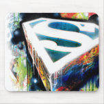Het Neon Graffiti van de superman Muismatten