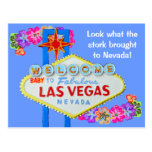Het nieuwe Meisje Las Vegas van het Baby Wens Kaarten