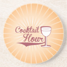 Het Onderzetter van het Uur van de cocktail
