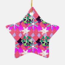Het ontwerp van de sneeuwvlok kerstboom ornamenten