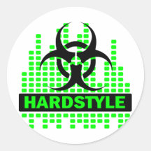 Het ontwerp van het Tempo van Hardstyle Stickers