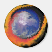 Het Oog van het glas Koelkast Magneetjes