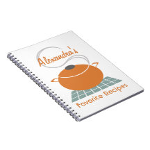 Het oranje Kokende Notitieboekje van het Recept va